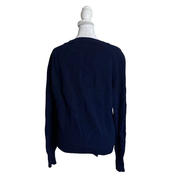 Vintage Gaeltarra West Country Irish Shetland Blue Knit 100% Wool Sweater EU 40 - Picture 4 of 7